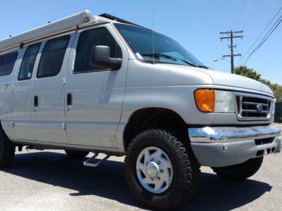 1999 Ford E-Series Econoline Van E-250 E-350 3 inch Suspension Lift Kit w Fox Shocks Modified Radius Arms