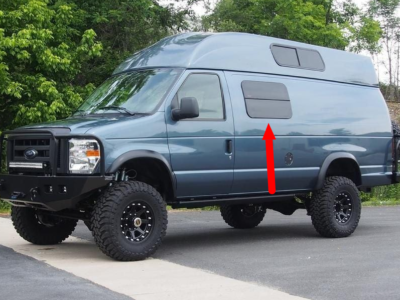 Ford-E-Series-E150-E250-E350-E450-Econoline-CRL-Universal-Vented-Van-Window-Country-Offroad